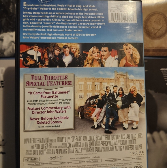 Cry-Baby Directors Cut DVD - Picture 2 of 2